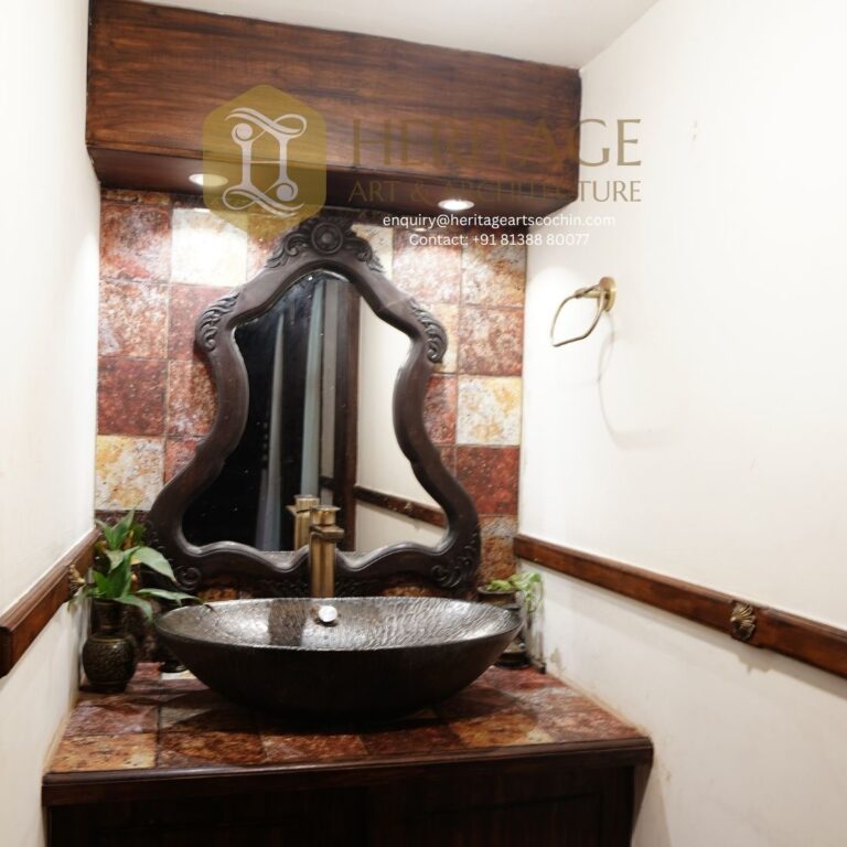 Luxury rosewood wash counter in Cochin