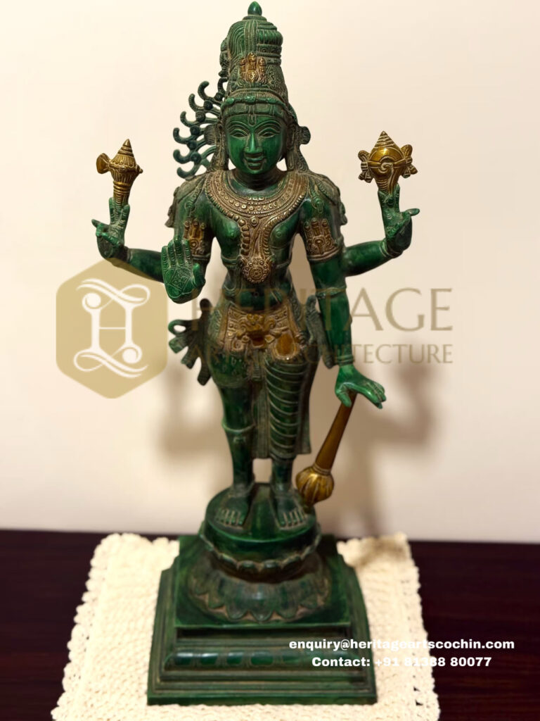 antique harihara murti heritage statue in kerala