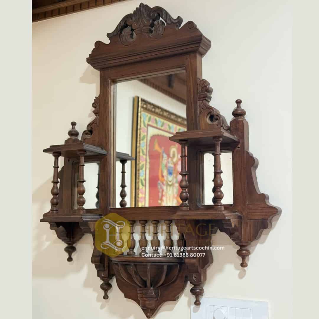 premium wooden mirror frames in India