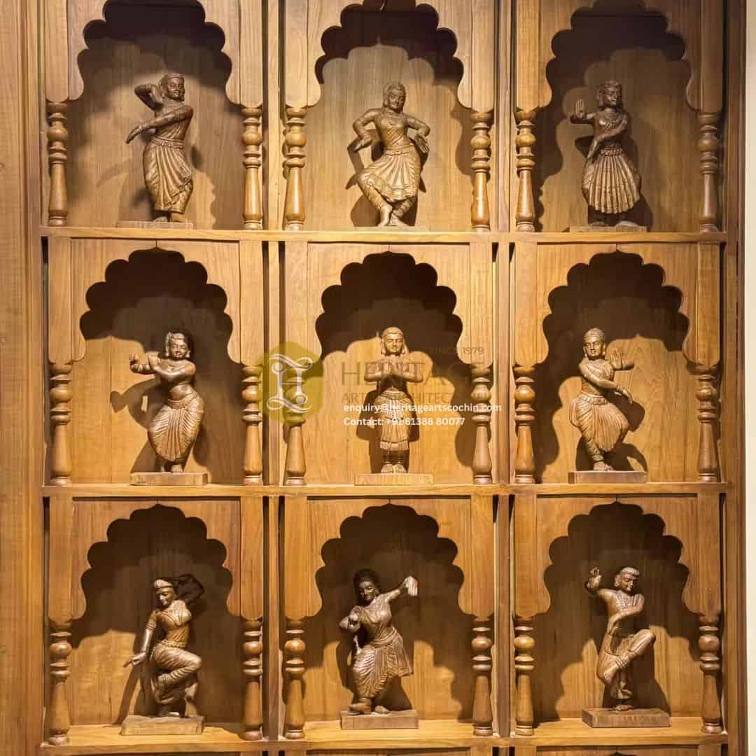 premium wooden decor shelves in Kochi