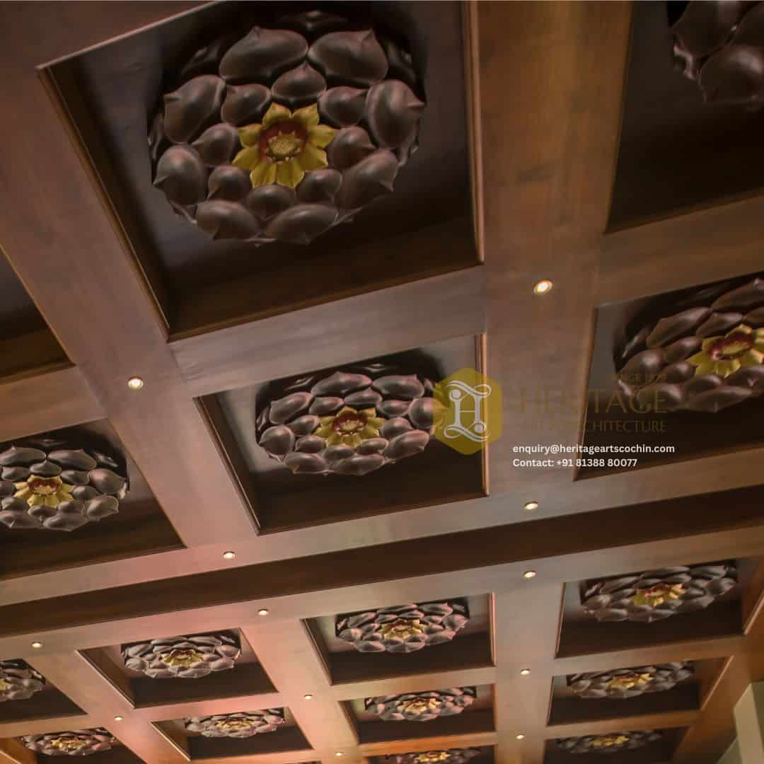 Kamalika Vithana - Lotus Wooden Ceiling