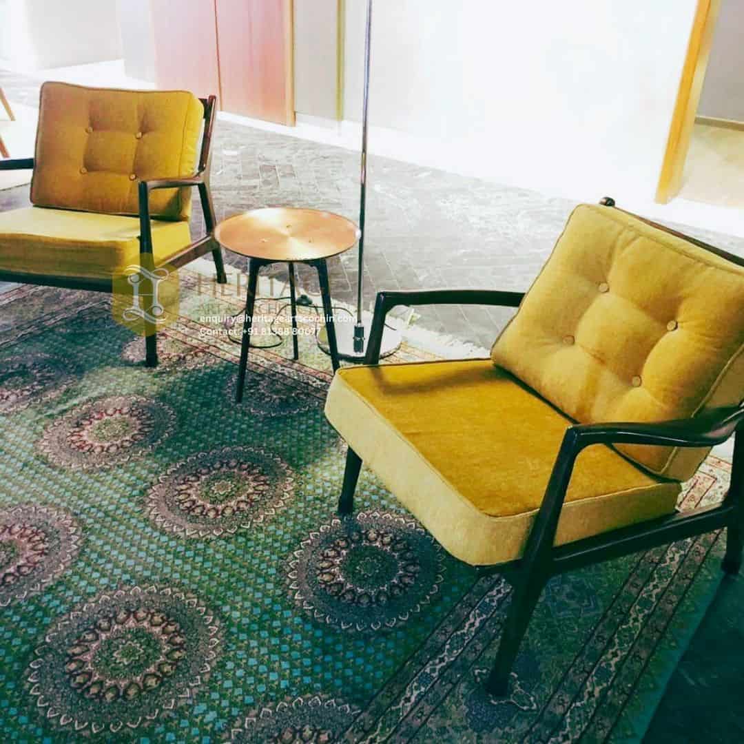 teak wood lounge chair set in Kochi