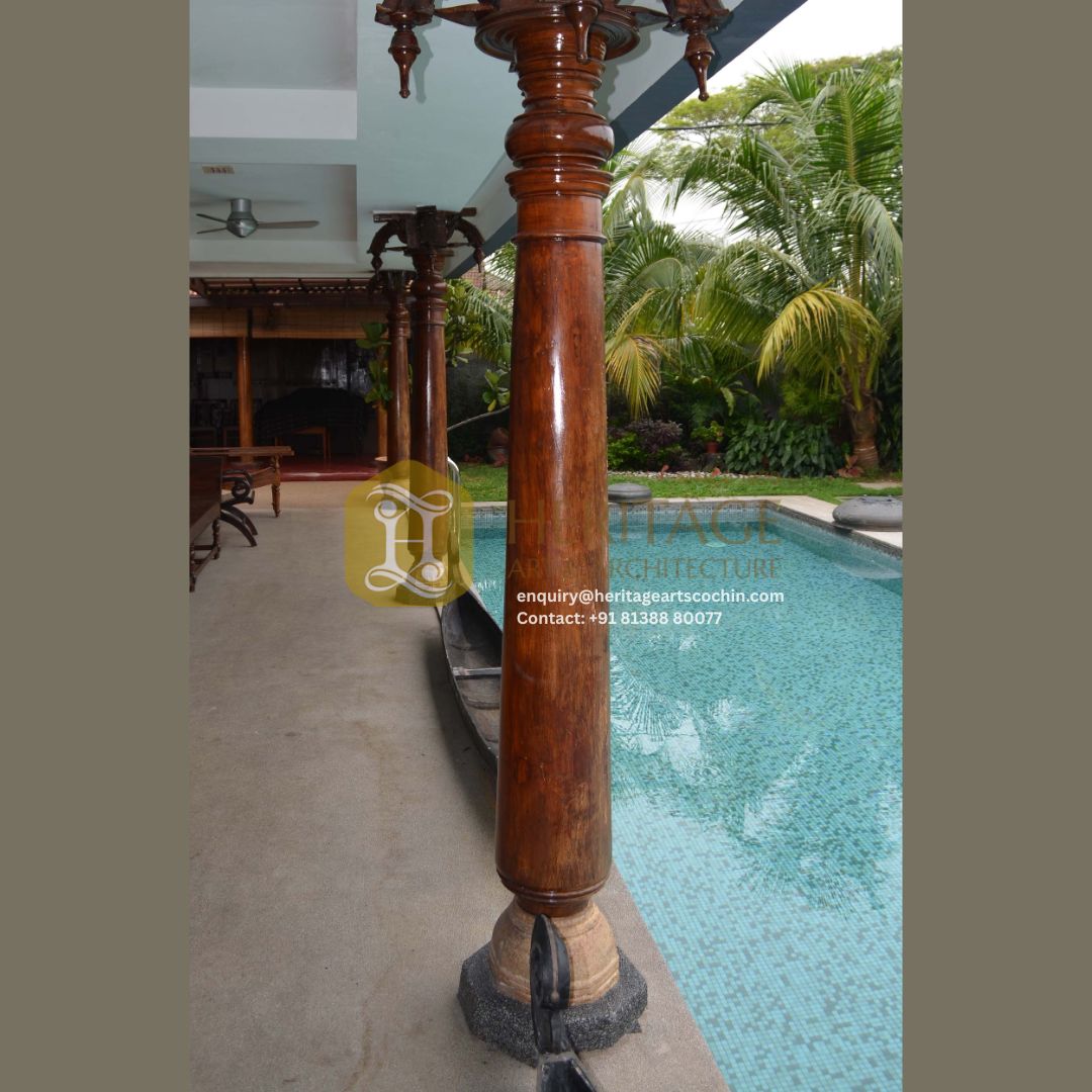 traditional-wooden-support-pillar-kerala