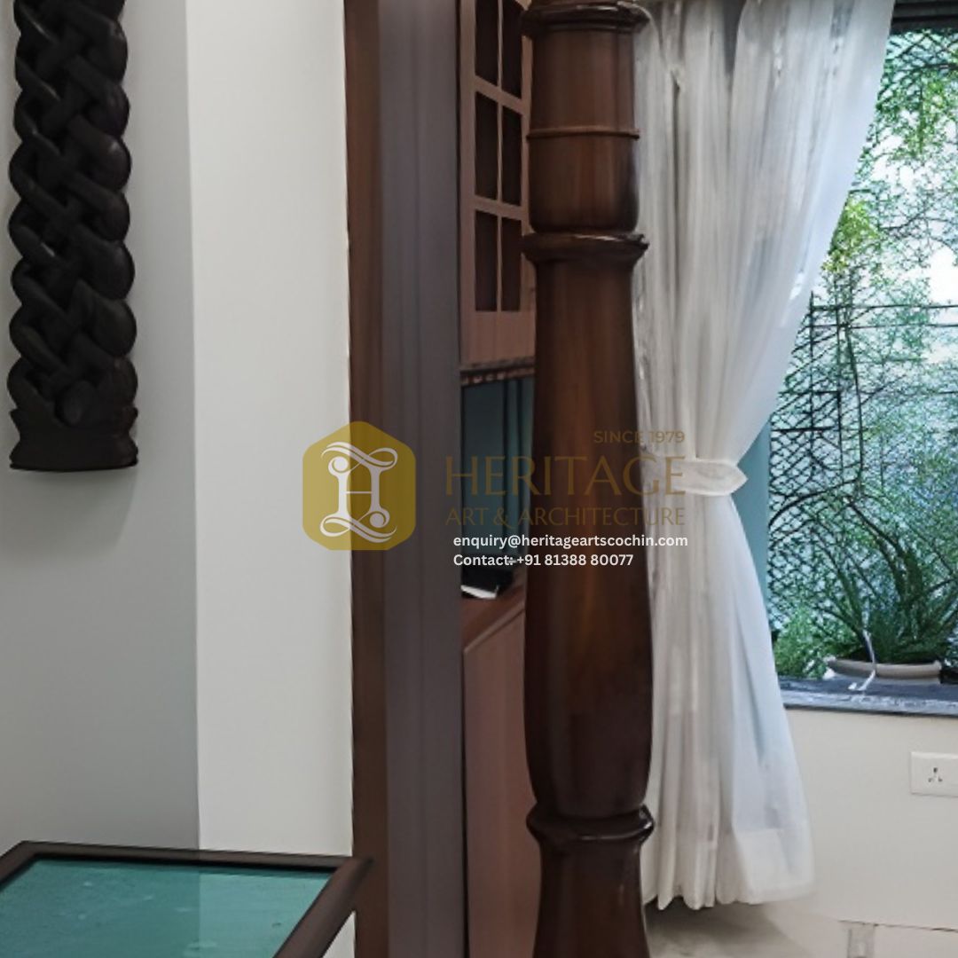 classic heritage pillar in kerala