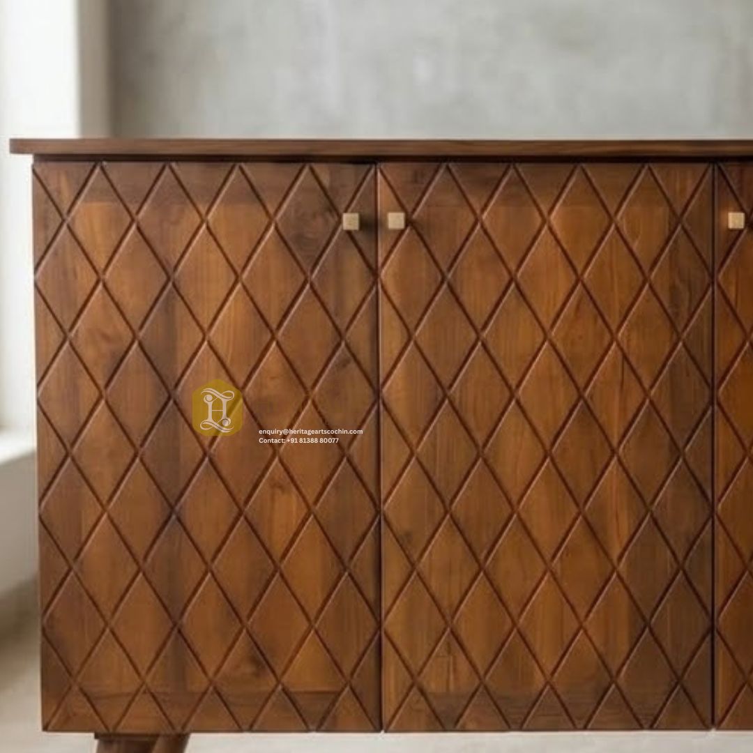 Thulika Wooden Storage Cabinet - Image 2