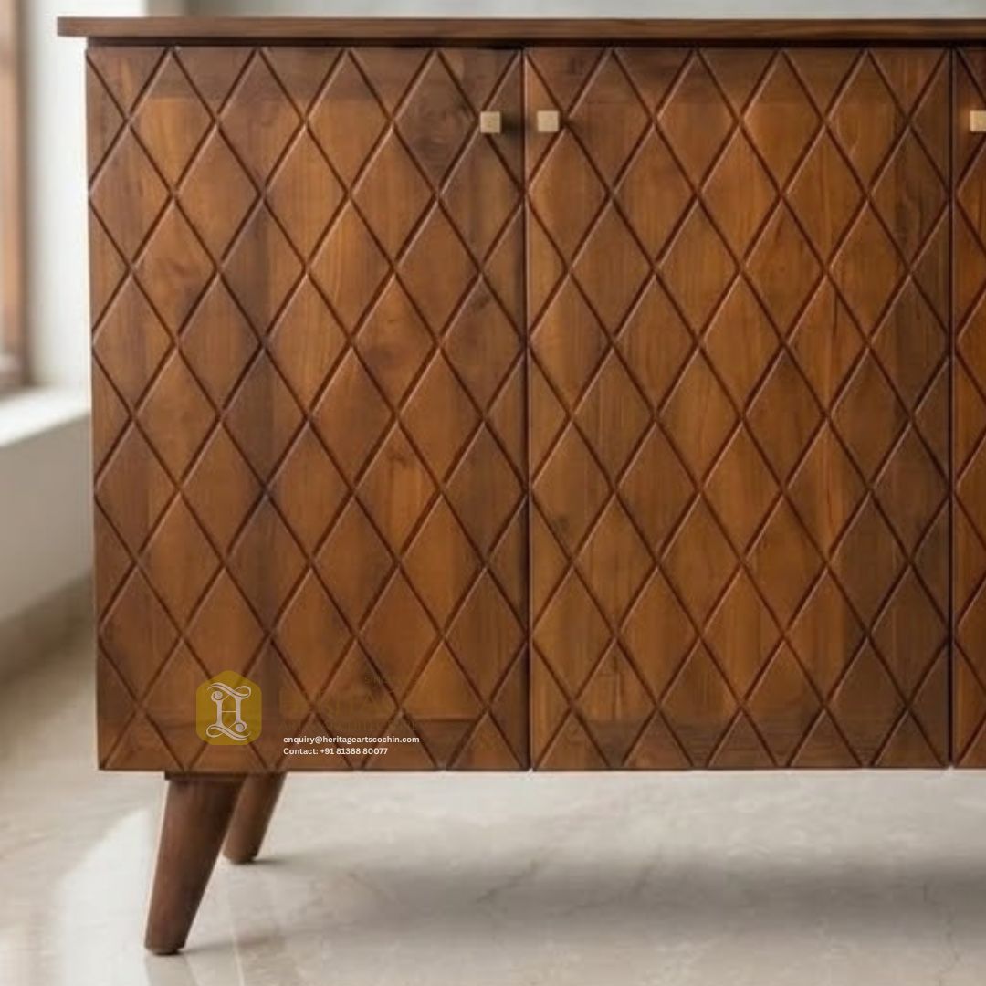 Thulika Wooden Storage Cabinet - Image 4