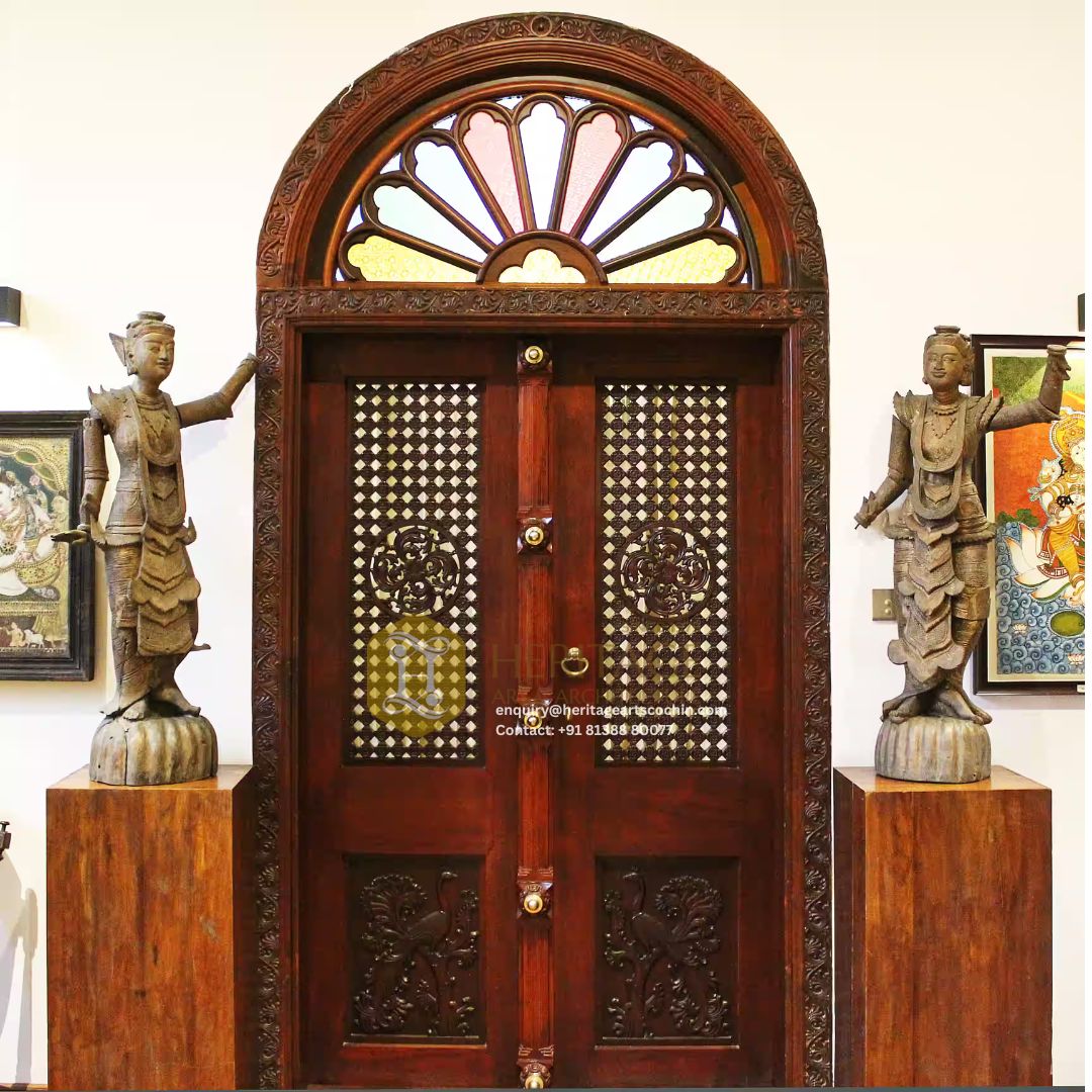 custom wooden doors in Kochi