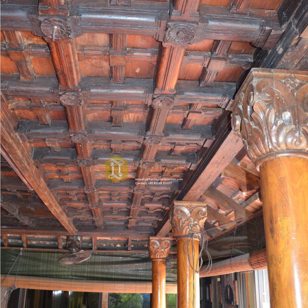 Poo Thattu Wooden Ceiling - Image 3